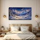 Winter Snow Scene Décor Wall Art Canvas Office Home Room Framed 120x60cm