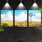 3pcs Peaceful Sky Farm with Sheep Wall Art Set Canvas Framed 40x60cm - High Quality Print 100% Australian Made Wall Canvas Ready to Hang