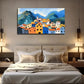 The Scattered House Suitable Wall Art Canvas Office Home Room Framed 120x60cm
