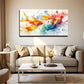 Goldfish Swimming Together Wall Art Canvas Office Home Room Framed 80x45cm