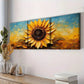3pcs  Sunflower Canvas In Yellow Background Wall Art Set Canvas Framed 40x60cm - High Quality Print 100% Australian Made Wall Canvas Ready to Hang
