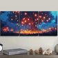 3pcs Lanterns On The Old Tree Decoration Wonder Wall Art Set Canvas Framed 40x60cm - High Quality Print 100% Australian Made Wall Canvas Ready to Hang