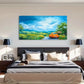 Geometric Pattern Scenery Car Wall Art Canvas Office Home Room Framed 120x60cm