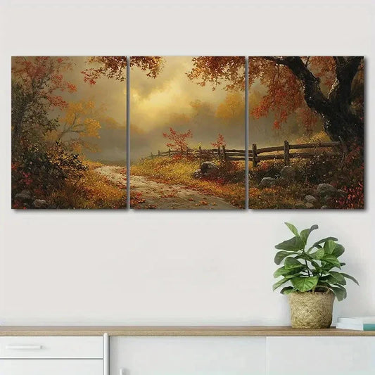 3pcs Exquisite Solid Nature Colorful Perfect Wall Art Set Canvas Framed 40x60cm - High Quality Print 100% Australian Made Wall Canvas Ready to Hang