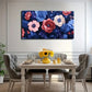 Flowers Of Different Shapes Wall Art Canvas Office Home Room Framed 80x45cm