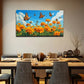 Blue Sky White Clouds Wall Art Canvas Office Home Room Framed 120x60cm