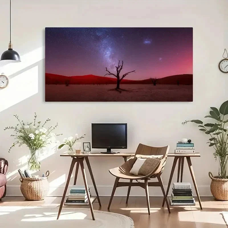 Evening Glory At Deadline Wall Art Canvas Office Home Room Framed 120x60cm