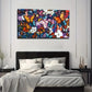 Variable Butterfly Decorative Wall Art Canvas Office Home Room Framed 80x45cm