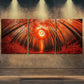 3pcs Autumn Forest Spiraling Down Red Perfect Wall Art Set Canvas Framed 40x60cm - High Quality Print 100% Australian Made Wall Canvas Ready to Hang