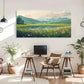 Lake & Green Grass Decor Wall Art Canvas Office Home Room Framed 120x60cm