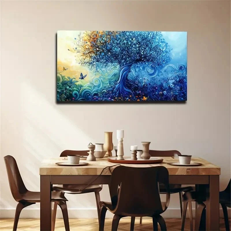 Figurative Style Decorative Wall Art Canvas Office Home Room Framed 120x60cm