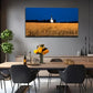 Romantic Night Scene Wall Art Canvas Office Home Room Framed 80x45cm