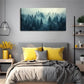 The Forest Is Filled White Mist Wall Art Canvas Office Home Room Framed 120x60cm