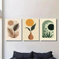 3pcs Modern Abstract Boho Style Metal Print Ready to Hang Art
