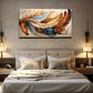 Warm Earthy Tones Nature Wall Art Canvas Office Home Room Framed 80x45cm