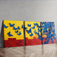 3pcs Vibrant Butterflies Design Nature Perfect Wall Art Set Canvas Framed 40x60cm - High Quality Print 100% Australian Made Wall Canvas Ready to Hang