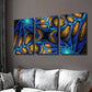 3pcs Psychedelic Colorful Abstract Fractal Agnes Wall Art Set Canvas Framed 40x60cm - High Quality Print 100% Australian Made Wall Canvas Ready to Hang