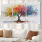 3pcs Ink Abstract Landscape Colorful Trees Wall Art Set Canvas Framed 40x60cm - High Quality Print 100% Australian Made Wall Canvas Ready to Hang