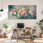 Roses Vibrant Nature Perfect Wall Art Canvas Office Home Room Framed 120x60cm