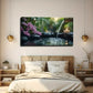 Modern Bohemian Bamboo Wall Art Canvas Office Home Room Framed 120x60cm