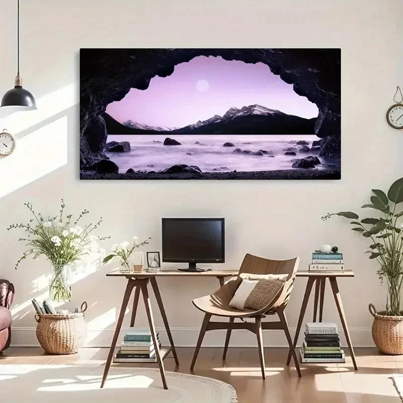 Asian Retro Style Decor Wall Art Canvas Office Home Room Framed 120x60cm