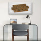 Live, Learn, Love Scrabble Tile Wall Art Canvas Office Home Framed 80x45cm