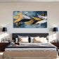 Feather Wall Deco Modern Wall Art Canvas Office Home Room Framed 120x60cm
