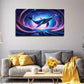 Imaginative Whale Modern Wall Art Canvas Office Home Room Framed 120x60cm