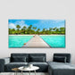 Landscape Tropical Vacation Wall Art Canvas Office Home Room Framed 120x60cm