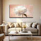 Elegant White Rose Wall Art canvas office home room framed 120x60cm