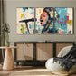3pcs Pop Art Singing Portrait Wall Art Canvas Wall Art Set Canvas Framed 40x60cm - High Quality Print 100% Australian Made Wall Canvas Ready to Hang