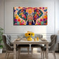 Flower Pattern Composition Wall Art Canvas Office Home Room Framed 120x60cm