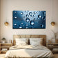 Crystal Clear Water Wall Art Canvas Office Home Room Framed 80x45cm