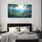 Extended Bullying Mountain Wall Art Canvas Office Home Room Framed 80x45cm