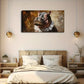 Charming Hippo White Lace Wall Art Canvas Office Home Room Framed 120x60cm