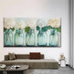 White Hydrangea Flowers Wall Art Canvas Office Home Room Framed 80x45cm