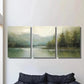 3pcs Rural River Landscape Painting Wall Art Set Canvas Framed 40x60cm - High Quality Print 100% Australian Made Wall Canvas Ready to Hang