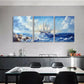 3pcs Nautical Sailing Ship Seascape Perfect Wall Art Set Canvas Framed 40x60cm - High Quality Print 100% Australian Made Wall Canvas Ready to Hang