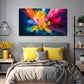 A Colorful Smoke Effect Scatter Wall Art Canvas Office Home Room Framed 120x60cm