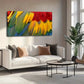 Style Main Body Parrot Feather Wall Art canvas office home room framed 120x60cm
