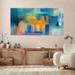 Modern Fashion Painting Geo-Met Wall Art Canvas Office Home Room Framed 80x45cm
