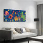 Abstract Music Fantasy Dark Wall Art Canvas Office Home Room Framed 120x60cm