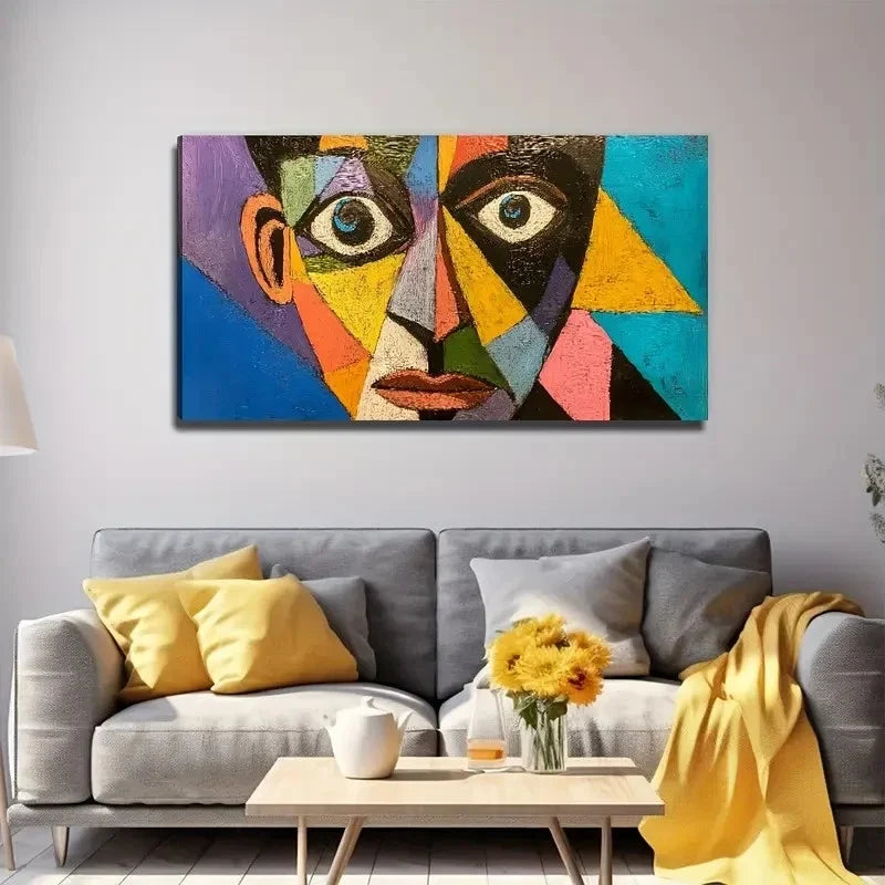 Exclamation Expression Wall Art Canvas Office Home Room Framed 120x60cm