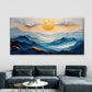Abstract Ocean Sunrise Wall Art Canvas Office Home Room Framed 120x60cm