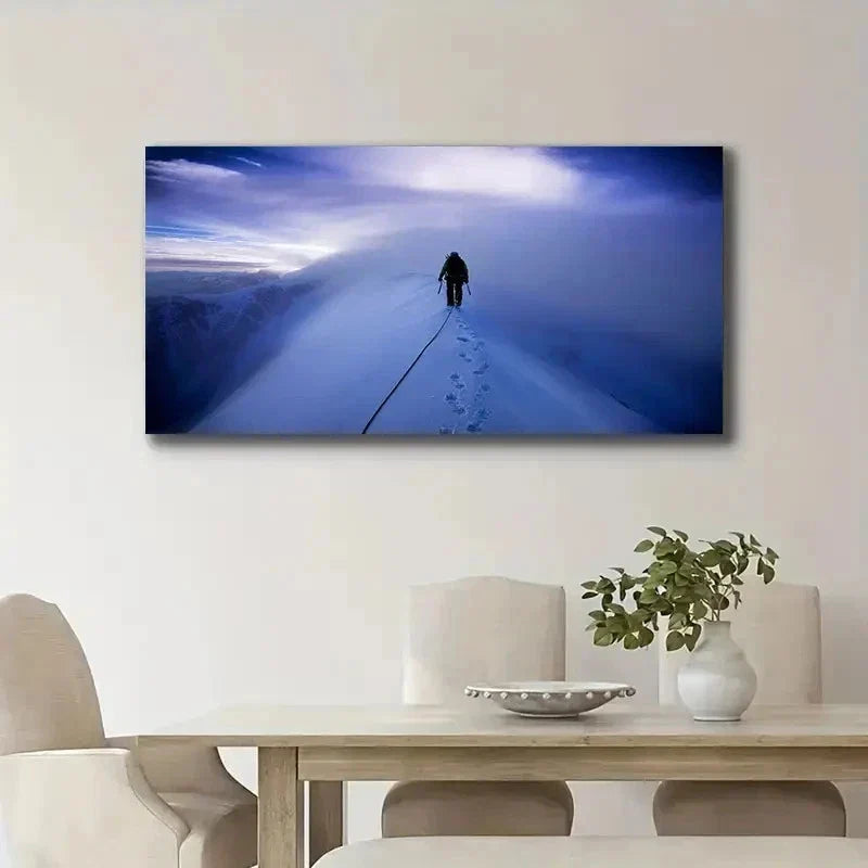 Huge Modern Aesthetic Lonely Wall Art Canvas Office Home Room Framed 120x60cm