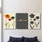 3pcs Vibrant Tulip, Dandelion & Blue Flower Metal Print Ready to Hang Art