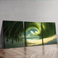 3pcs Depicting a Figure in a Forest by a Lake  Wall Art Set Canvas Framed 40x60cm - High Quality Print 100% Australian Made Wall Canvas Ready to Hang