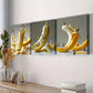 3pcs The Little Man Climbed On The Banana Wall Art Set Canvas Framed 40x60cm - High Quality Print 100% Australian Made Wall Canvas Ready to Hang