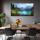 Depicting Vibrant Spring Scene Wall Art Canvas Office Home Room Framed 80x45cm
