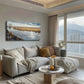 Realistic Style River Beside Wall Art Canvas Office Home Room Framed 120x60cm